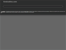 Tablet Screenshot of hindcables.com